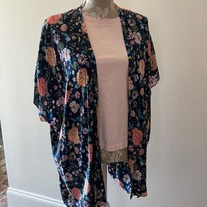 Loft floral kimono & top